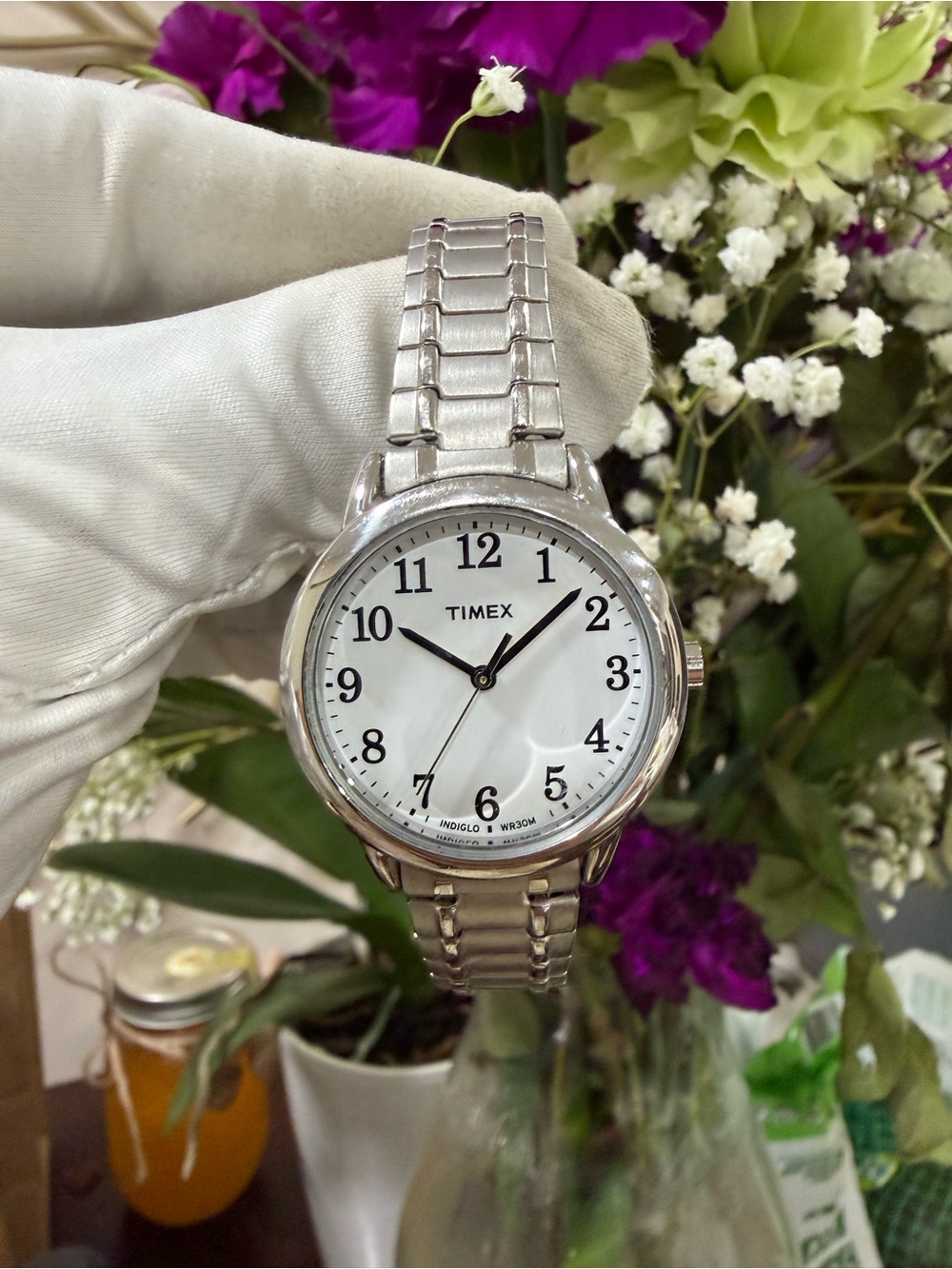 Vintage Seiko Two-Tone Ladies Watch 7N82-0610 White Roman Numeral Dial Date